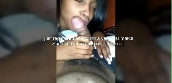  Her ebony lips were made to suck dick